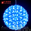 Outdoor 3D christmas holiday decoration street light jumbo led ball oranment